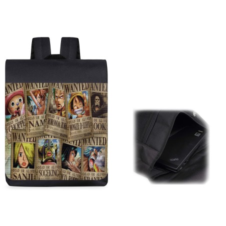 PACK MOCHILA Y ESTUCHE ONEPIECE SE BUSCA CARTEL PJ material escolar