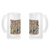 JARRA CERVEZA CRISTAL ONEPIECE SE BUSCA CARTEL PJ esmerilada esmerilado 500ml