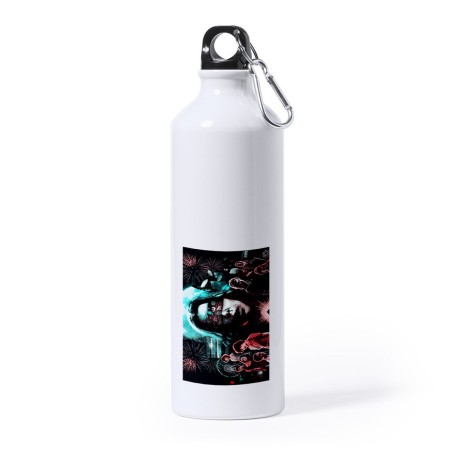 BIDON GRANDE 800 ML ACERO INOXIDABLE extrañas cosas personajes mundo reves deporte deportivo mosqueton botella