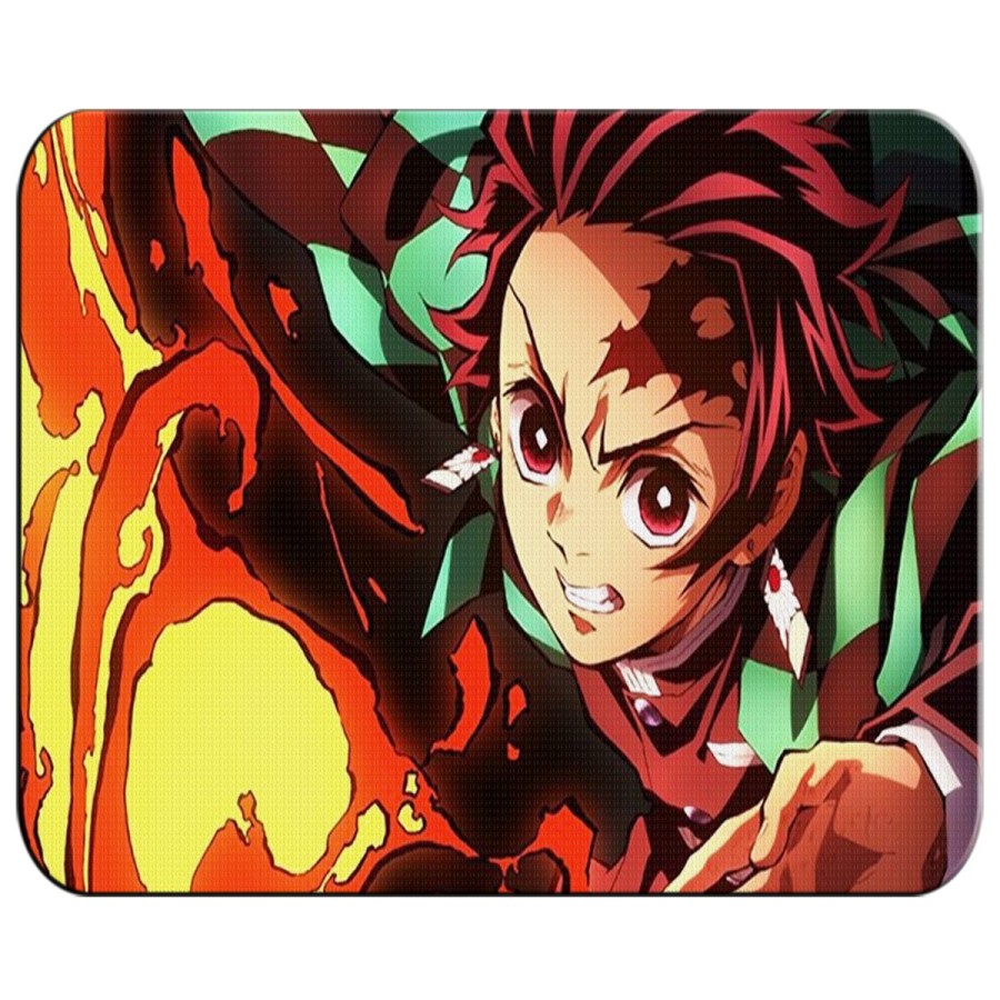 ALFOMBRILLA TANJIRO DANZA FUEGO KIMETSU pc raton personalizada