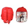 MOCHILA ROJA MIKASA ATAQUE A LOS TITANES escolar personalizado