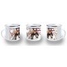 TAZA METALICA MIKASA ATAQUE A LOS TITANES metal personalizada