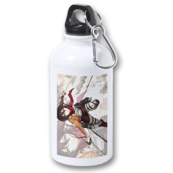 BIDON 400ML METALICO MIKASA ATAQUE A LOS TITANES para viaje y deporte