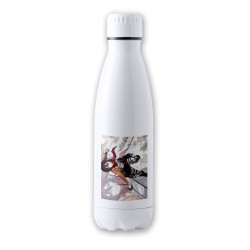 BIDON 700 ML ACERO INOXIDABLE MIKASA ATAQUE A LOS TITANES tapon seguridad botella