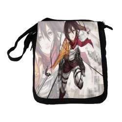 BANDOLERA REPORTERO MEDIANA BOLSO MIKASA ATAQUE A LOS TITANES bolsa mochila hombro