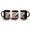 TAZA COMPLETAMENTE NEGRA NARUTO EDADES PERSONAJE personalizada