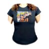 CAMISETA NEGRA MUJER NARUTO EDADES PERSONAJE oferta personalizada