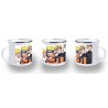 TAZA METALICA NARUTO EDADES PERSONAJE metal personalizada