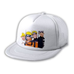 GORRA 5 PANELES REDECILLA TRASERA NARUTO EDADES PERSONAJE estilo rapero