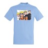 CAMISETA AZUL CIELO NARUTO EDADES PERSONAJE moda verano personalizada