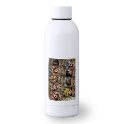 BIDON 500 ML ACERO INOXIDABLE ONEPIECE SE BUSCA CARTEL PJ deporte deportivo botella senderismo