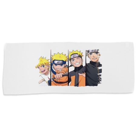 TOALLA GIMNASIO GYM ABSORBENTE NARUTO EDADES PERSONAJE suave con bolsita