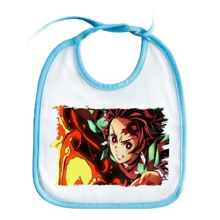 BABERO COLORES TANJIRO DANZA FUEGO KIMETSU personalizado bebe