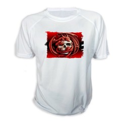 CAMISETA calavera dragon...