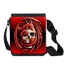 BANDOLERA PEQUEÑA calavera dragon fuego skull fantasia  bolso personalizada