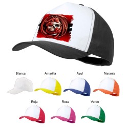 GORRA COLORES calavera...