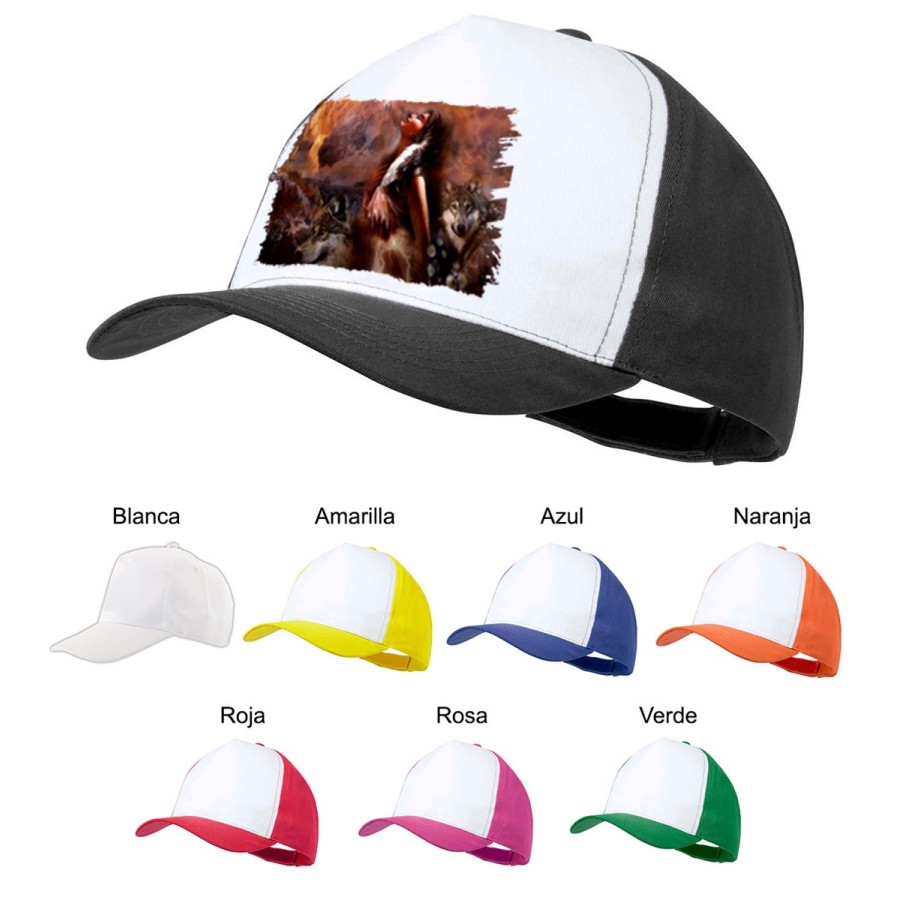 GORRA COLORES india lobos america aguila tribu nativo color personalizada