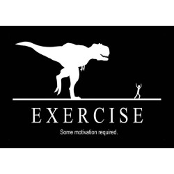 TAZA MÁGICA ejercicio motivacion tiranosaurio rex correr personalizada