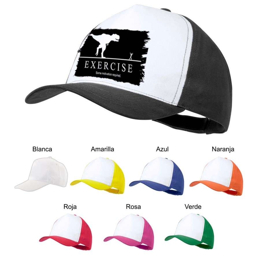 GORRA COLORES ejercicio motivacion tiranosaurio rex correr color personalizada