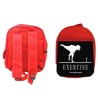 MOCHILA ROJA ejercicio motivacion tiranosaurio rex correr escolar personalizado