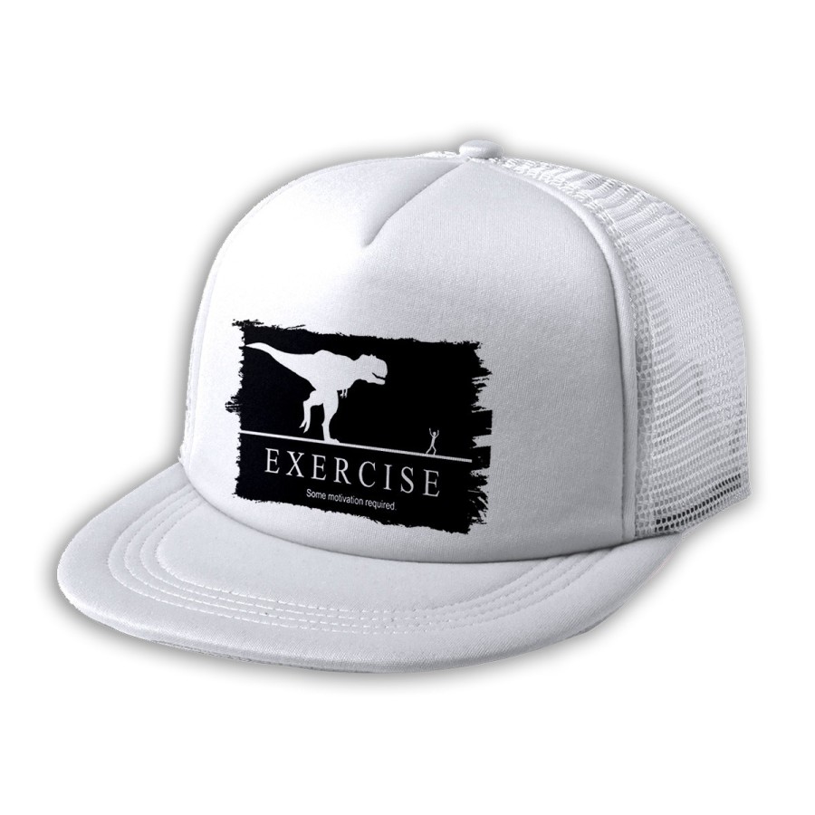 GORRA 5 PANELES REDECILLA TRASERA ejercicio motivacion tiranosaurio rex correr estilo rapero