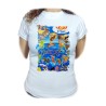 CAMISETA MUJER cartel helados frigo retro ochentero egb  moda personalizada