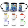 TAZA COLORES cartel helados frigo retro ochentero egb  color personalizada