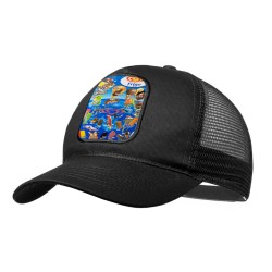 GORRA NEGRA CON REJILLA...