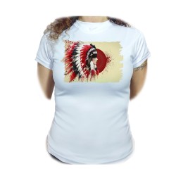 CAMISETA MUJER indio tribal...