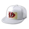 GORRA 5 PANELES REDECILLA TRASERA indio tribal plumas nativo americano estilo rapero