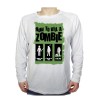 CAMISETA MANGA LARGA como matar a un zombie  muertos personalizada