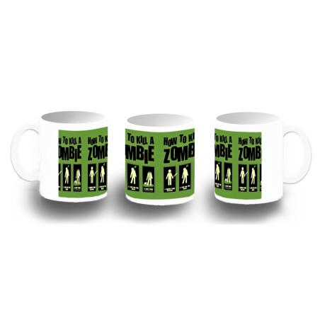 TAZA FOTOLUMINISCENTE como matar a un zombie muertos BRILLA OSCURIDAD