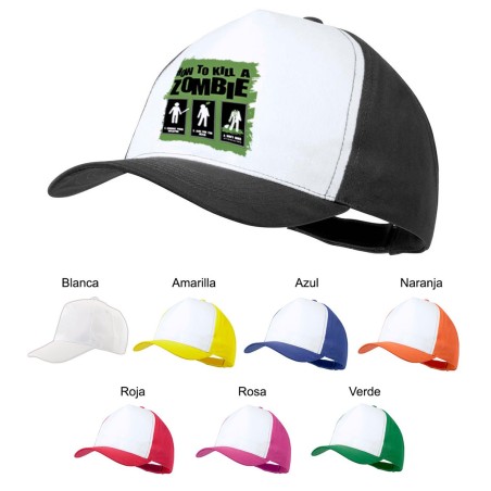 GORRA COLORES como matar a un zombie  muertos color personalizada