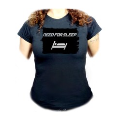 CAMISETA NEGRA MUJER need...