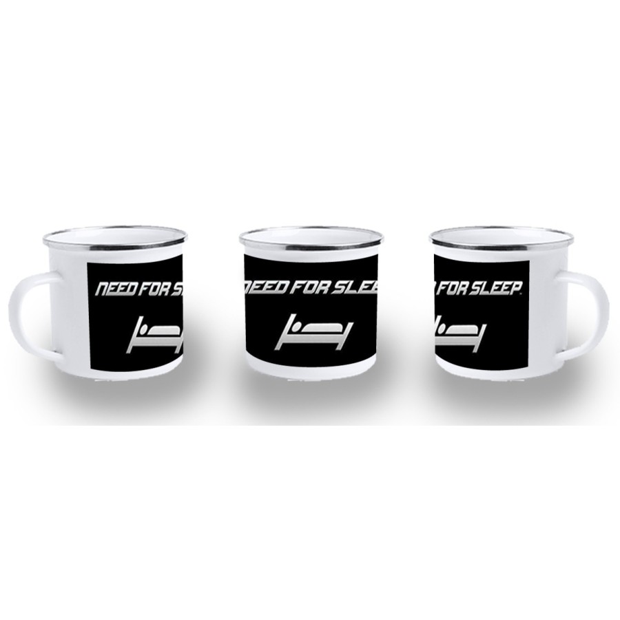 TAZA METALICA need for sleep dormir pereza perezoso metal personalizada