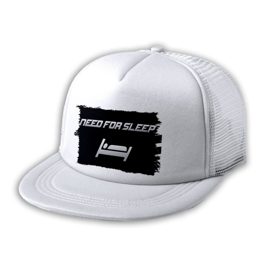 GORRA 5 PANELES REDECILLA TRASERA need for sleep dormir pereza perezoso estilo rapero