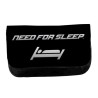 ESTUCHE NECESER DE LONA need for sleep dormir pereza perezoso unisex negro monedero billetera