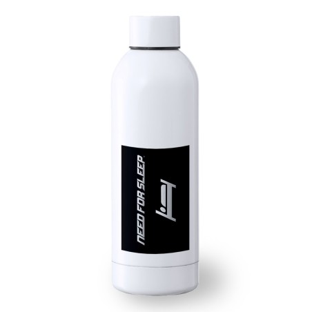 BIDON 500 ML ACERO INOXIDABLE need for sleep dormir pereza perezoso deporte deportivo botella senderismo