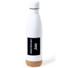 BIDON 750 ML ACERO INOXIDABLE ADORNO DE CORCHO need for sleep dormir pereza perezoso tapon botella