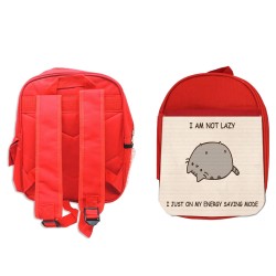 PACK MOCHILA ROJA Y ESTUCHE...