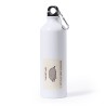 BIDON GRANDE 800 ML ACERO INOXIDABLE not lazy dormilon perezoso modo ahorro deporte deportivo mosqueton botella