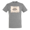 CAMISETA GRIS MEZCLA not lazy dormilon perezoso modo ahorro moda verano personalizada