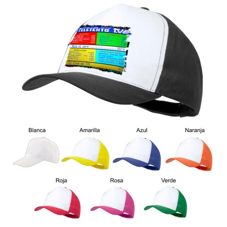 GORRA COLORES television tv antigua teletexto retro color personalizada