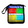 BANDOLERA REPORTERO MEDIANA BOLSO television tv antigua teletexto retro bolsa mochila hombro