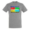 CAMISETA GRIS MEZCLA television tv antigua teletexto retro moda verano personalizada