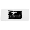 TOALLA GIMNASIO GYM ABSORBENTE ejercicio motivacion tiranosaurio rex correr suave con bolsita
