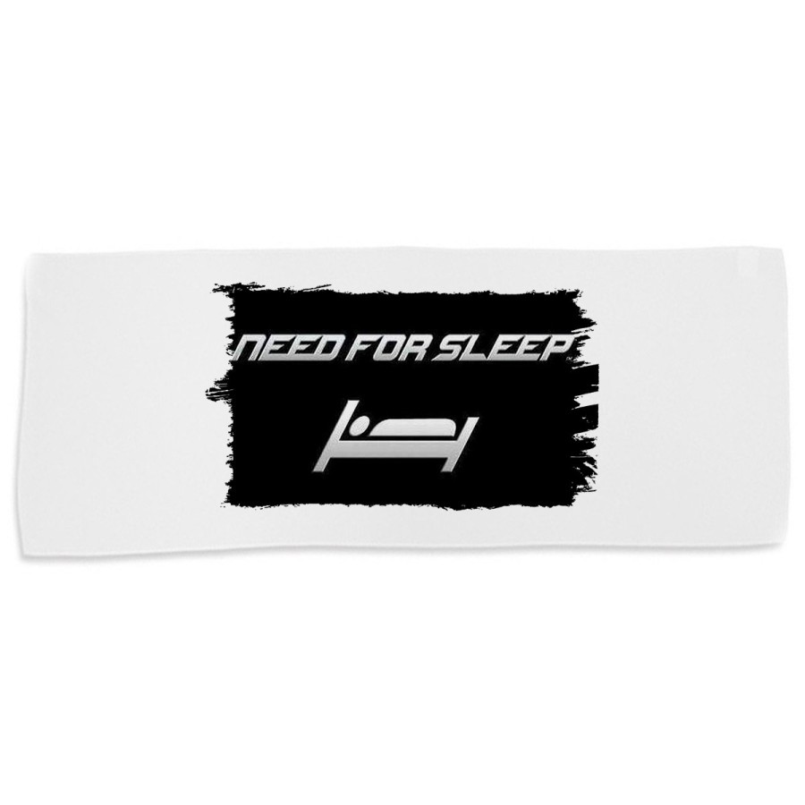 TOALLA GIMNASIO GYM ABSORBENTE need for sleep dormir pereza perezoso suave con bolsita