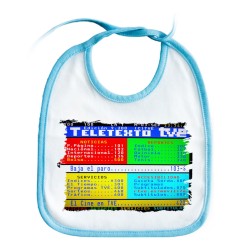 BABERO COLORES television tv antigua teletexto retro personalizado bebe