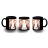 TAZA COMPLETAMENTE NEGRA ania spy family serie anime kawaii cute linda personalizada