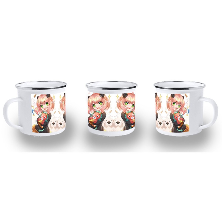 TAZA METALICA ania spy family serie anime kawaii cute linda metal personalizada